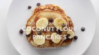 How to Make Fluffy Coconut Flour Pancakes [upl. by Panta]