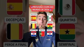 Prevendo a Copa do Mundo de 2026 [upl. by Leban377]