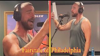 The Philly Specials Jason Kelce amp Travis Kelce – Fairytale of Philadelphia Lyrics [upl. by Atnoved833]