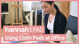 hannah  Using Cloth Pads at Office [upl. by Eelibuj759]