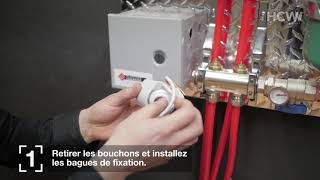 Linstallation des actuateurs ou valves de zones [upl. by Noemis]