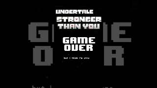 UNDERTALE STRONGER THAN YOU undertale sans roblox tobyfox gaming chara battle андертейл [upl. by Anitnoc]