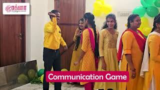 RFC Staffs Communication Game  Rathnaa Hospitals  Karaikudi [upl. by Ahsrat]