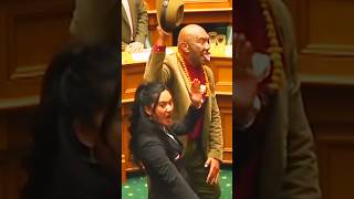 Parliament suspended as Māori MPs perform haka joined by public galleryparliament viralvideo [upl. by Adekram557]