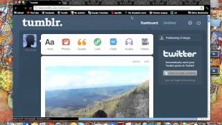 How to use Tumblr basics [upl. by Airdnaxila]