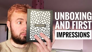 Hacivat by Nishane unboxing and first impressions [upl. by Prowel]