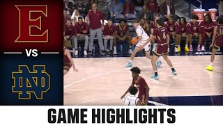 Elon vs Notre Dame Game Highlights  202425 ACC Mens Basketball [upl. by Araas]