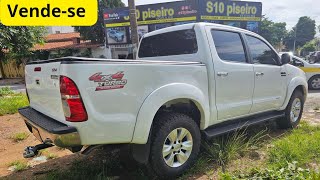 VENDESEToyota Hilux SRV 2011 diesel 4 por 4 manual completaaceita troca toyotahilux2011manul [upl. by Tonjes843]