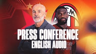 Slavia Praha v AC Milan  Pioli and Tomori  Press conference  LIVE in English [upl. by Nabois329]