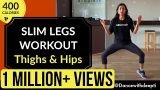 DWD29  🔥 35MINS BEGINNER LEG Workout at Home  Legs Thigh amp Booty  Fat Burn  Bollywood Workout [upl. by Nij]