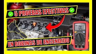 🔥 COMO Probar BOBINAS De ENCENDIDO Individuales de 2 CABLES ✅️5 Pruebas EFECTIVAS y FÁCILES✅️ [upl. by Wight]