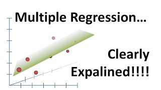 Multiple Regression Clearly Explained [upl. by Jammal241]