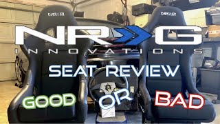 NRG Racing Seat Review [upl. by Ephrayim717]