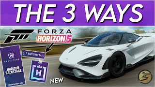 HOW TO GET Backstage Passes Forza Horizon 5 Horizon Backstage 3 WAYS [upl. by Tnattirb469]