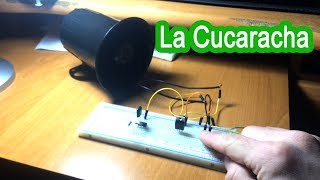 La cucaracha Horn using pic12F629  Nissan micra [upl. by Ahtreb541]