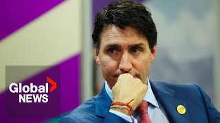 Trudeau pushes for free trade low tariffs at Peru APEC summit [upl. by Clover]