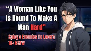 Spicy Boyfriend Enemies To Lovers ASMR M4F Tsundere Romantic Kissing [upl. by Jopa]