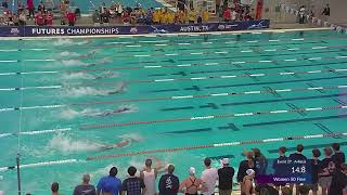 Womens 50 Free A Final  2024 FUTURES CHAMPIONSHIPS SERIES  AUSTIN TX [upl. by Etessil]