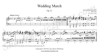 Mendelssohn  Wedding March Op 61 [upl. by Adnuahsor]