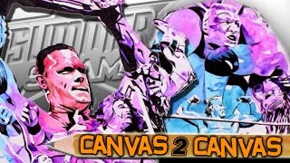 SummerSlam legends slam the paint canvas  Canvas 2 Canvas [upl. by Nissa]