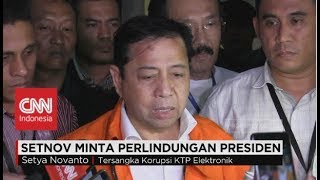 Setya Novanto Minta Perlindungan Presiden Jokowi [upl. by Vanna597]