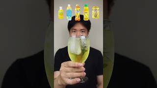 DRINKING VARIOUS LEMON 🍋FLAVORED DRINK asmr mukbang shorts [upl. by Jedthus]