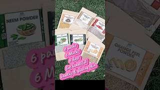 6pack 6mask 6days healthyskin glowingskin whitening skincare dailyvlog darazshopping [upl. by Coray]