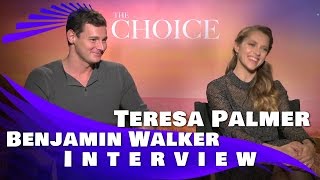 The Choice Teresa Palmer and Benjamin Walker Interview [upl. by Rosenstein]