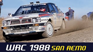 WRC San Remo Rally 1988  Miki Biasion wins the World Championship [upl. by Lesli671]