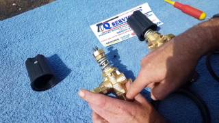 QWASHERS YOUTUBE HOW TO SETUP REPAIR FAULT FIND PA 60225000 VB9 UNLOADER VALVE PRESSURE WASHER [upl. by Leod]