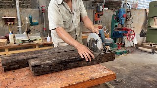 The Art of Reusing Unique Recycled Wood Table from a Young Man [upl. by Monagan]