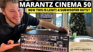 NEWMarantz Cinema 50 AV Receiver UnboxingOverview [upl. by Akceber]