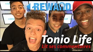 Tonio Life lit ses commentaires avec Ryan [upl. by Cutty]