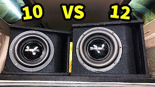 10quot VS 12quot SUBWOOFER  MYTH BUSTED [upl. by Anailuj]