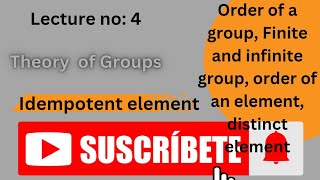 Idempotent element finite group order of group an element LearnMathematicswithme [upl. by Eltrym]