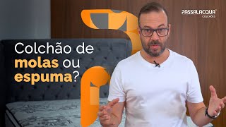 Colchão de Molas ou Espuma Qual é o Melhor [upl. by Etiuqram]