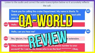 QA World Review  How To Work at QA World [upl. by Savil]