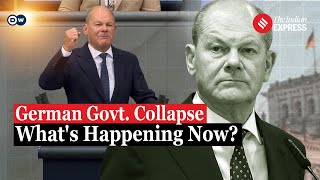 German Political Crisis Deepens as Scholz Coalition Collapses Confidence Vote Looms [upl. by Zolner]