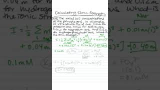 Calculating Ionic Strength of Solutions [upl. by Neelrihs480]