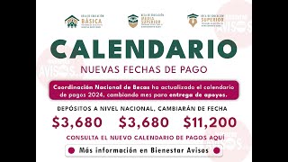 ¡Información Oficial Actualización en Calendario de Pagos para Becas Benito Juárez [upl. by Edholm195]