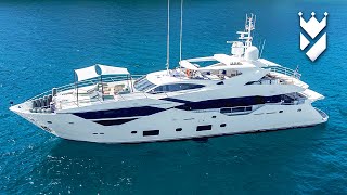 Sensational Sunseeker Charter Yacht with outdoor Movie Theatre [upl. by Bigot]