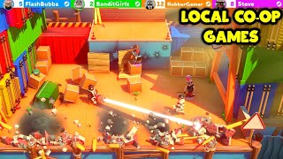 Top 10 4 players Local COOP MULTIPLAYER Games for Low Spec PC  Party Games [upl. by Forlini]