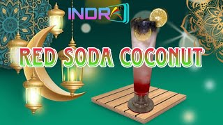 RED SODA COCONUT  RESEP INDRA TV OFFICIAL [upl. by Ellenahc]