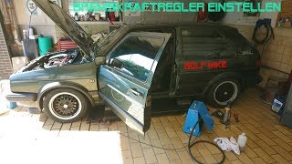 Golf 2 Bremskraftregler einstellen [upl. by Aerdno166]