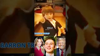 Barron Trump cute likes his new suitcase [upl. by Kinny]