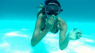 Snorkelling in Zanzibar with Catrinel Menghia Marlon for World Swimsuit  WorldSwimsuit [upl. by Chambers]