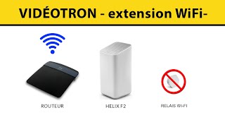 Installer un routeur avec la borne HELIX de Vidéotron pour étendre votre réseau WiFi [upl. by Samanthia923]