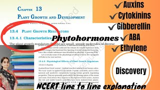 XI  Plant growth regulators phytohormones  their discovery in detail [upl. by Dole]