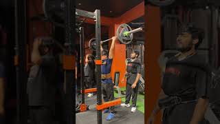 Standing military press 40kg ￼ [upl. by Davidson]