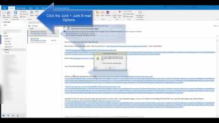 How to Stop Outlook 2016 From Moving Emails to Junk or Spam Folder [upl. by Danelle]